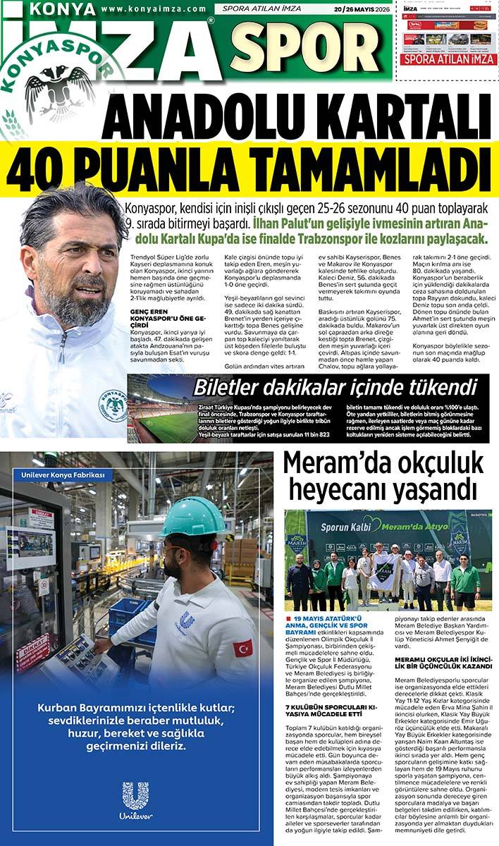 Konya İmza E-GAZETE (20 / 26 Mayıs 2026) 11
