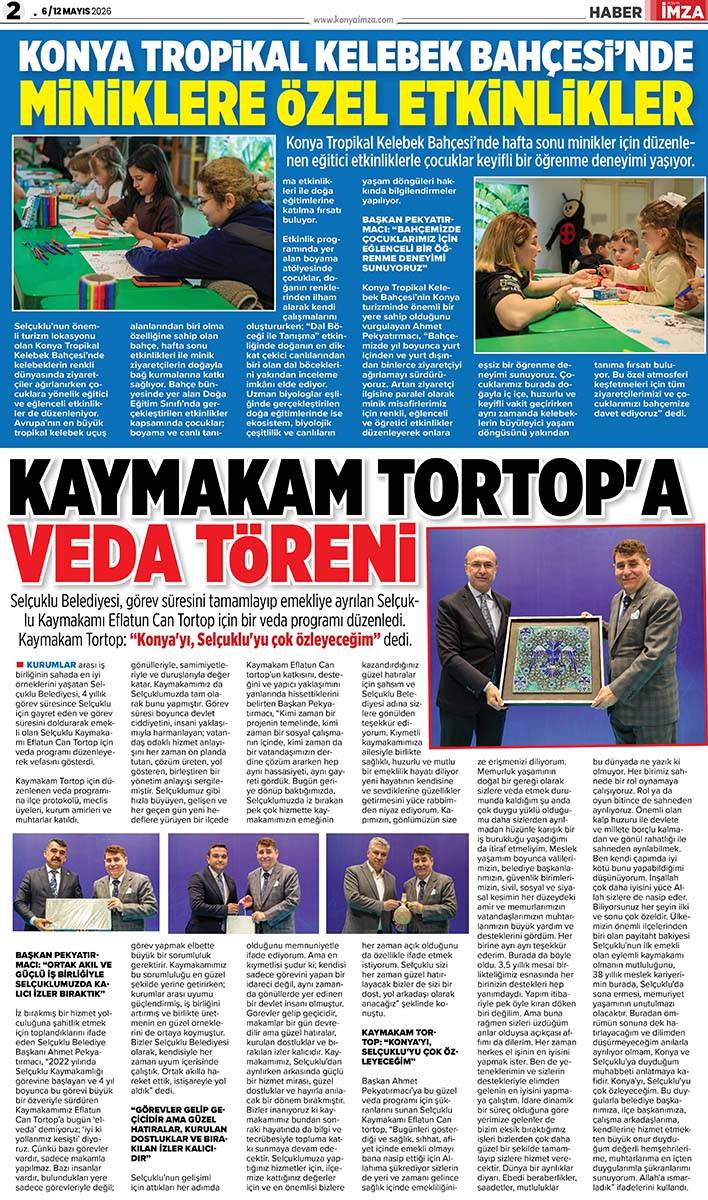Konya İmza E-GAZETE (6 / 12 Mayıs 2026) 2