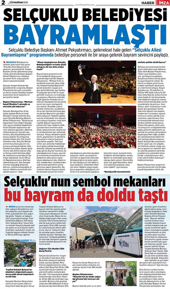 Konya İmza E-GAZETE (3 / 9 Haziran 2026) 2