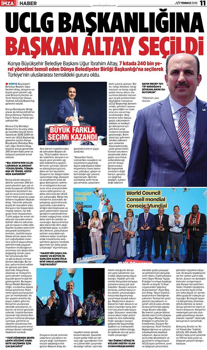 Konya İmza E-GAZETE (1 / 7 Temmuz 2026) 11
