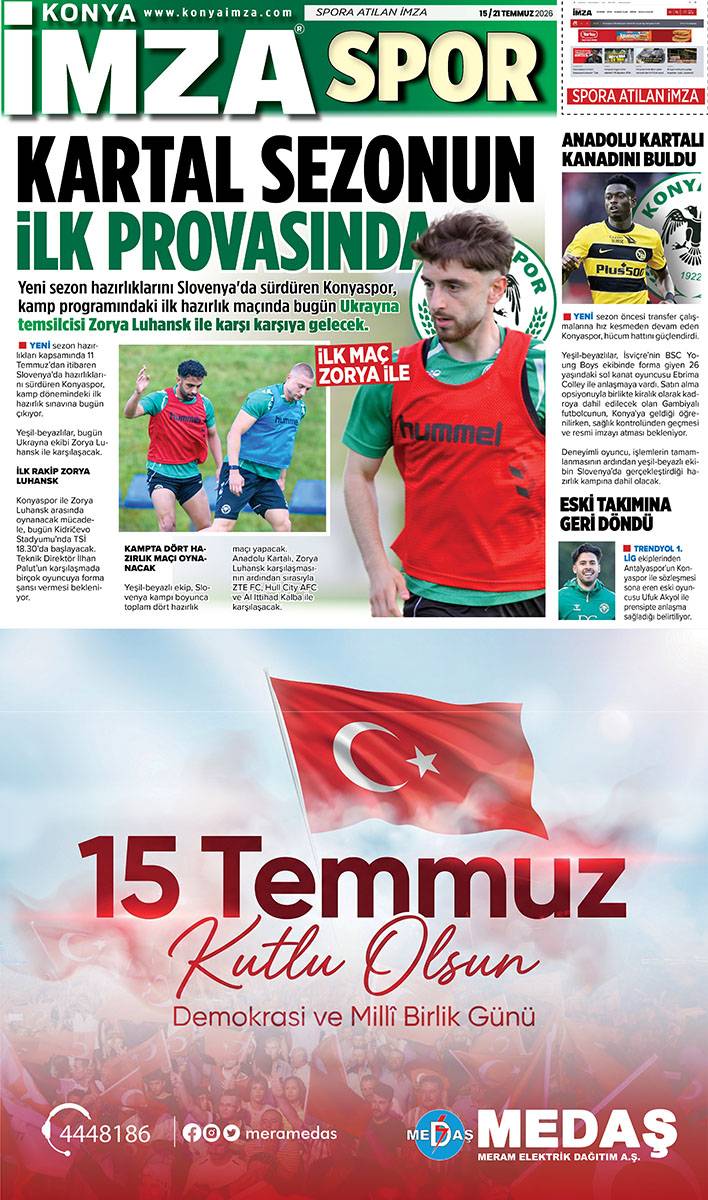 Konya İmza E-GAZETE (15 / 21 Temmuz 2026) 12