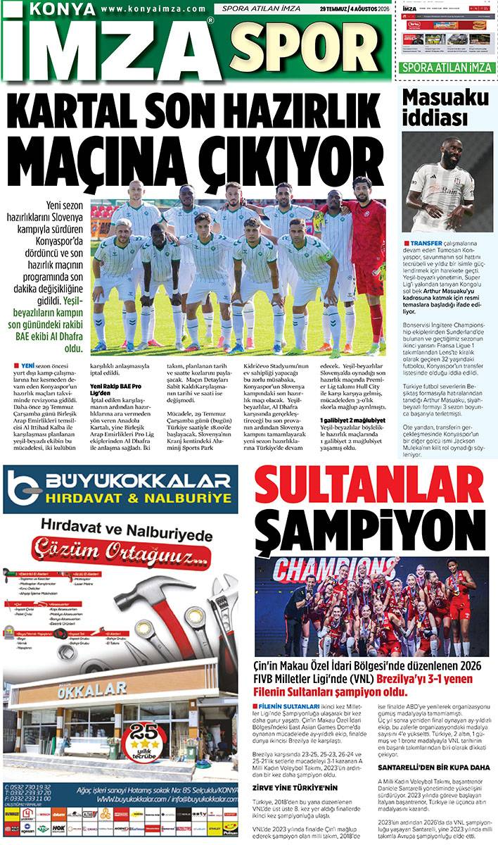 Konya İmza E-GAZETE (29 Temmuz/ 4 Ağustos 2026) 12