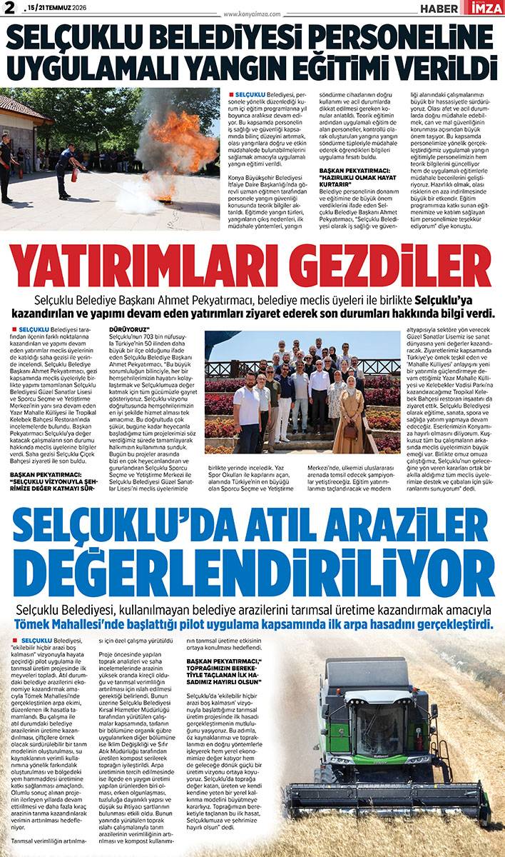 Konya İmza E-GAZETE (15 / 21 Temmuz 2026) 2