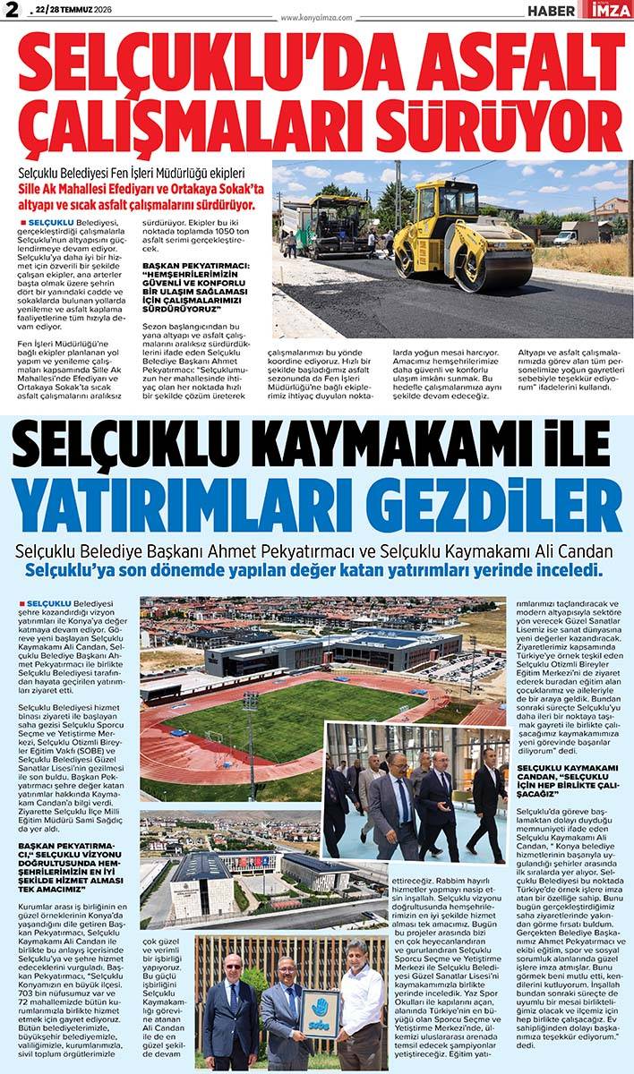 Konya İmza E-GAZETE (22 / 28 Temmuz 2026) 2