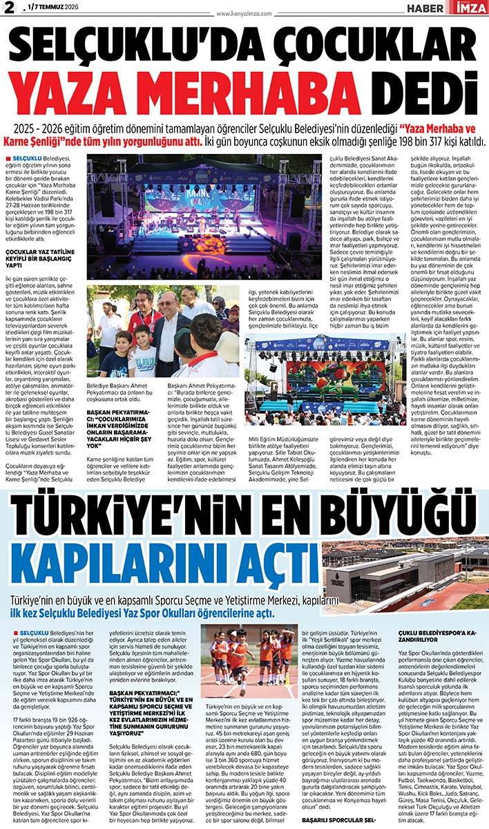 Konya İmza E-GAZETE (1 / 7 Temmuz 2026) 2