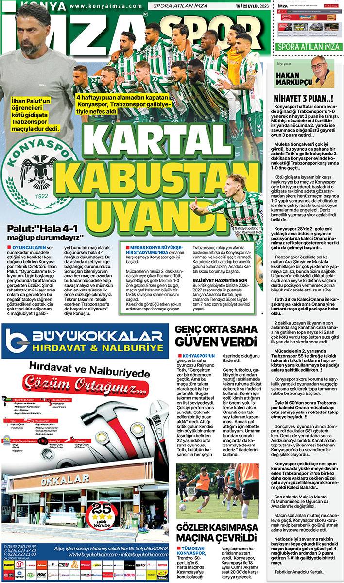Konya İmza E-GAZETE (16 / 22 Eylül 2026) 12