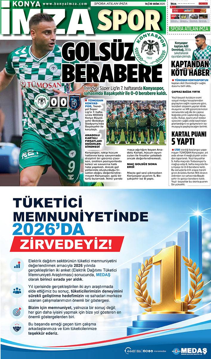 Konya İmza E-GAZETE (14 / 20 Ekim 2026) 12