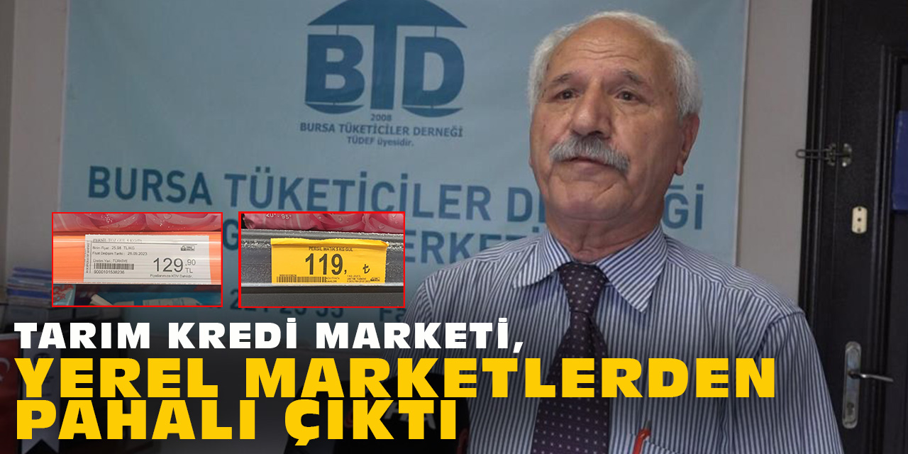 Tarım Kredi marketi, yerel marketlerden pahalı çıktı