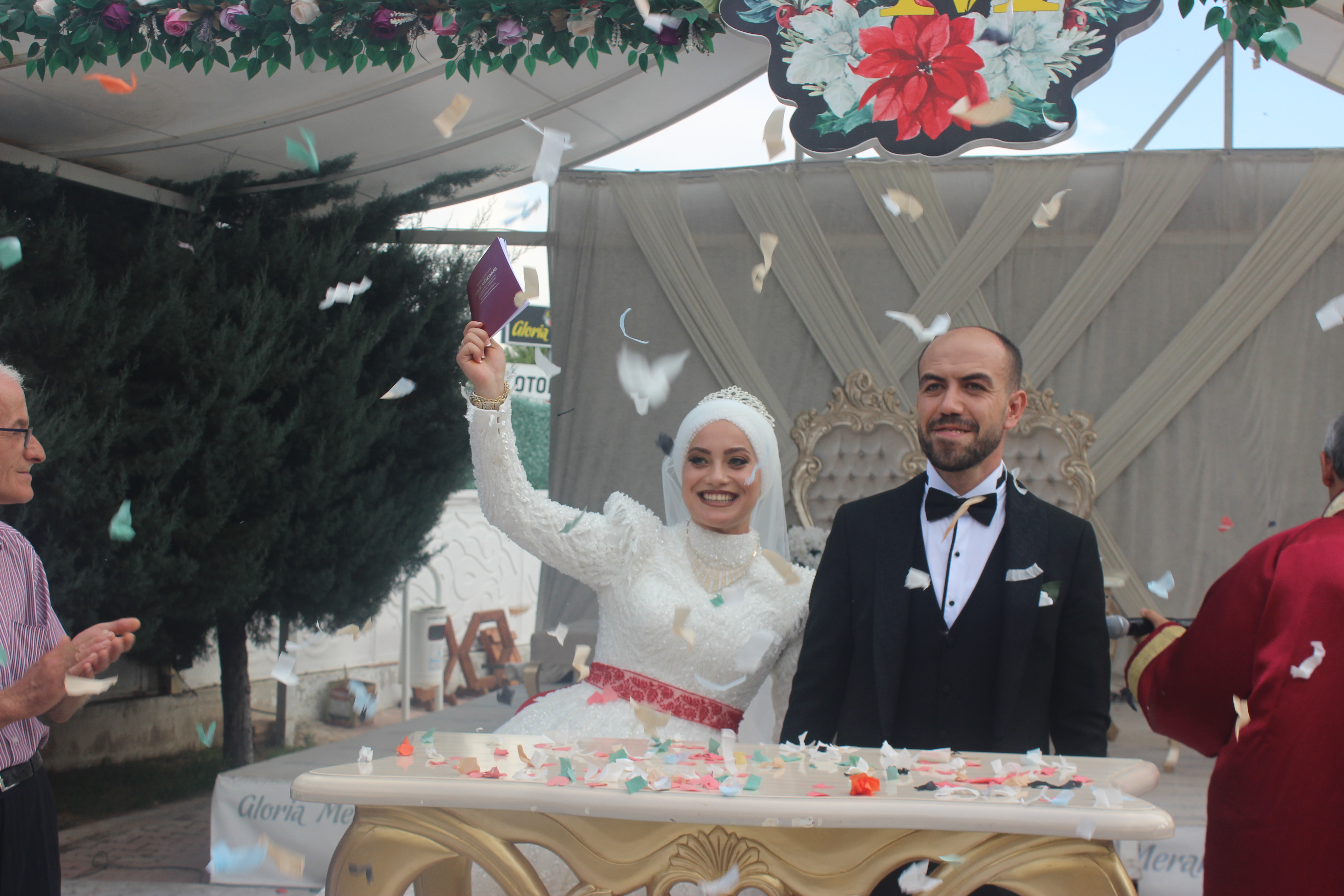 Merve ile Ahmet Furkan’a Mutluluklar