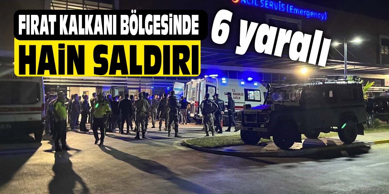 Fırat Kalkanı Bölgesi'nde hain saldırı! 4 polis ile 2 askerimiz yaralandı