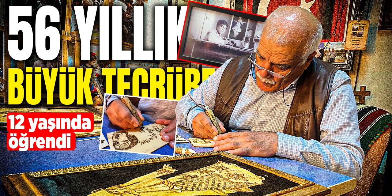 Bu meslekte 56 yılını geride bıraktı: “Usta oldum dersem iş bitmiştir”