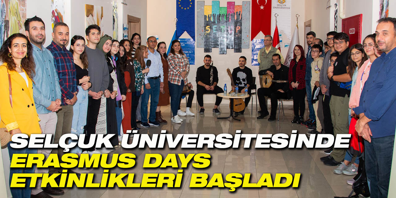 Selçuk Üniversitesinde Erasmus Days Etkinlikleri başladı