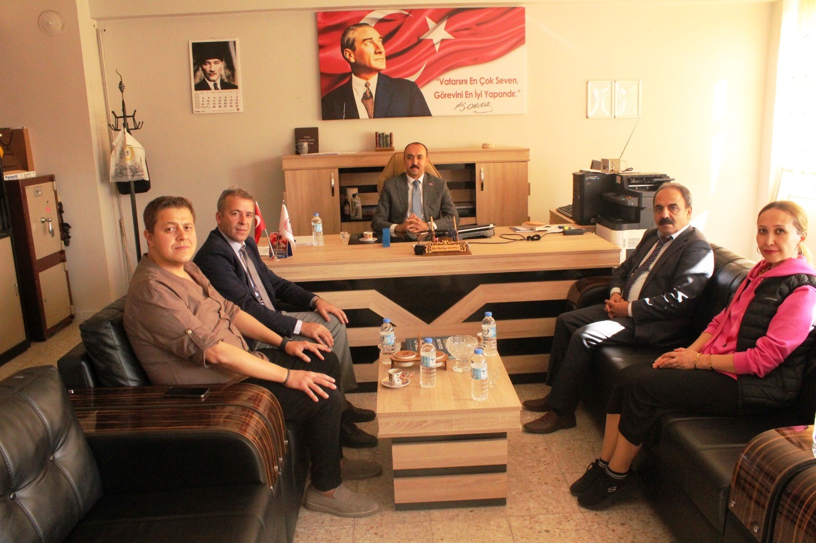 Kaymakam  Pelvan’dan   Meslek Lisesine Ziyaret