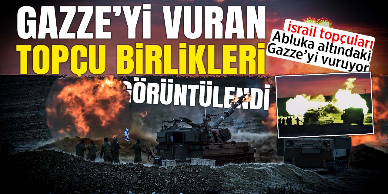 İsrail topçuları abluka altındaki Gazze'yi vuruyor