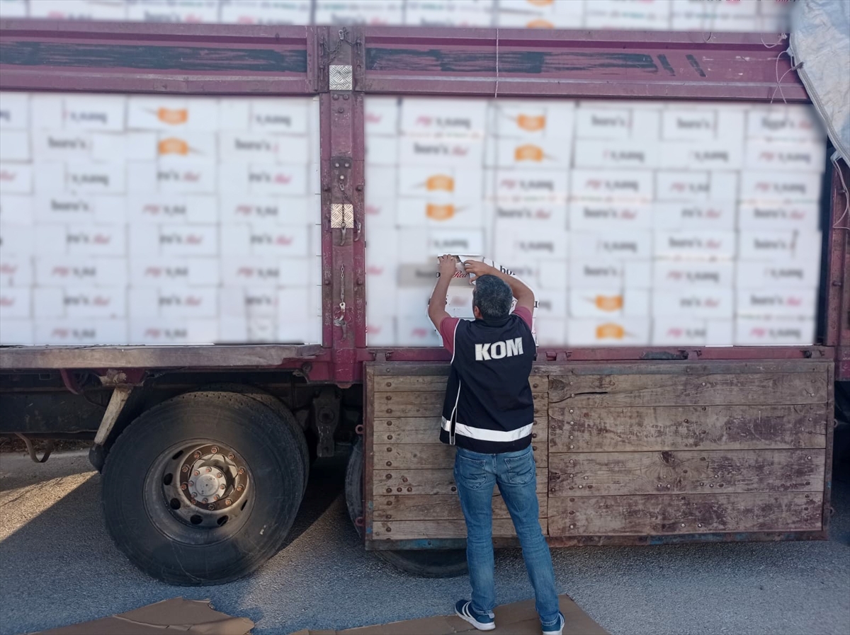 Konya'da 6 milyon 200 bin makaron ele geçirildi