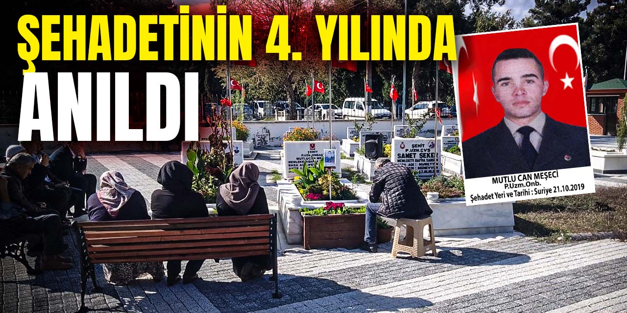 Şehadetinin 4. yılında mezarı başında anıldı