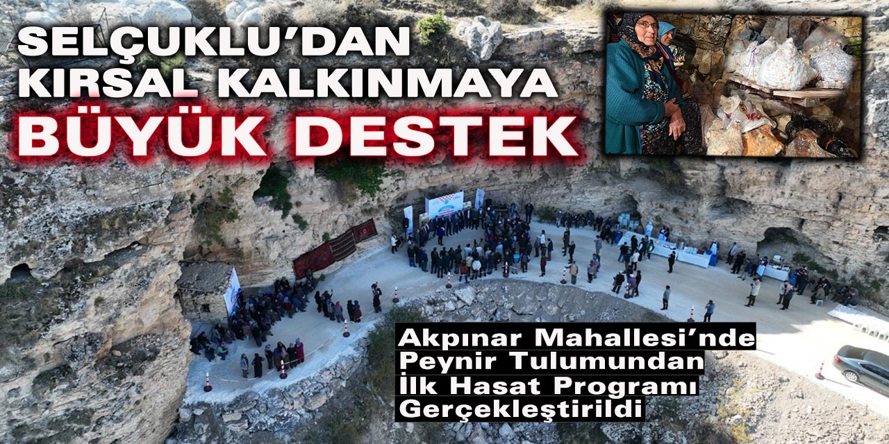 Selçuklu’dan Kırsal Kalkınmaya Büyük Destek
