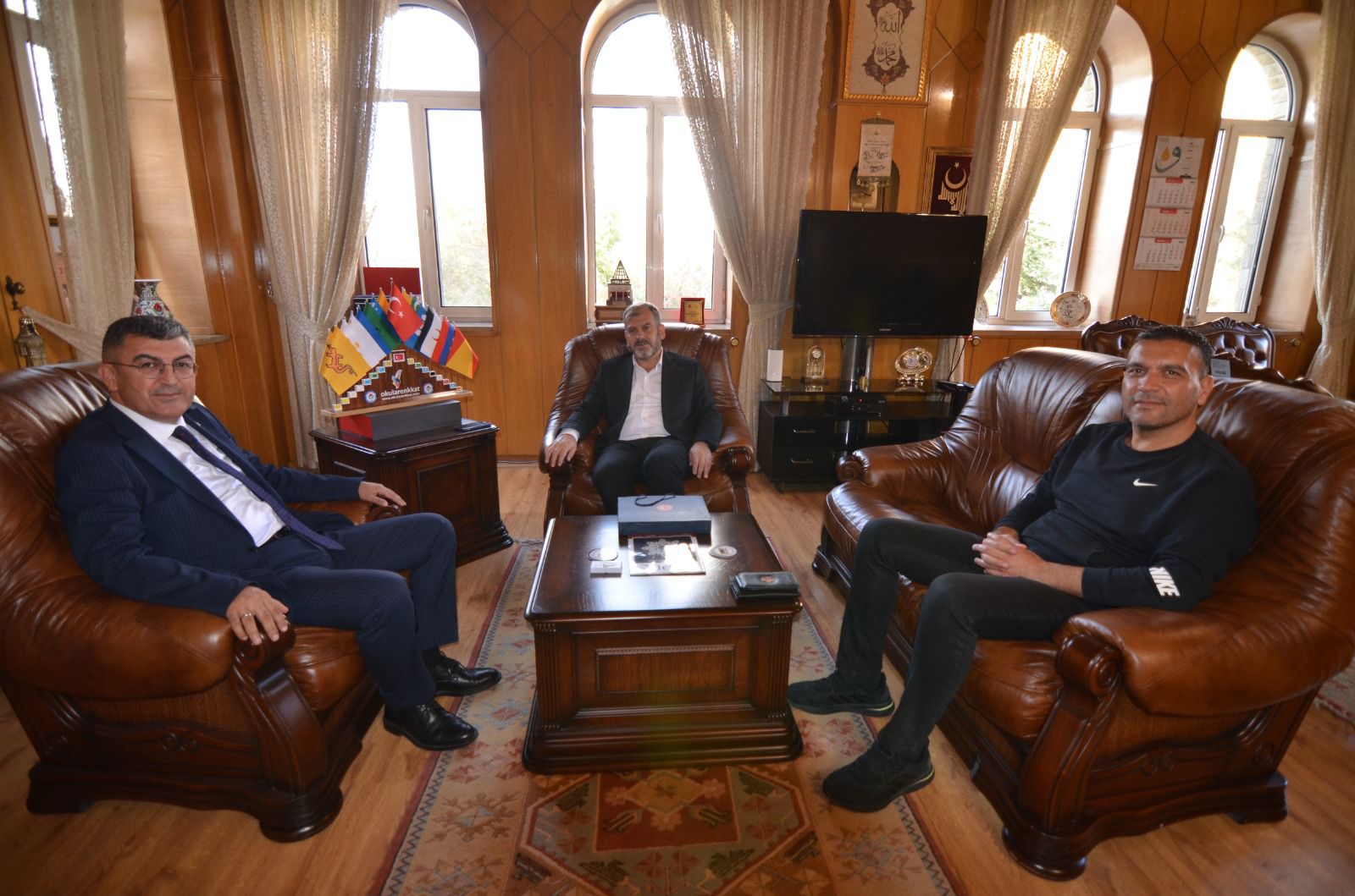 Hasan Ekici’den, İl Müftüsü Prof. Dr. Ali Öge’ye Ziyaret