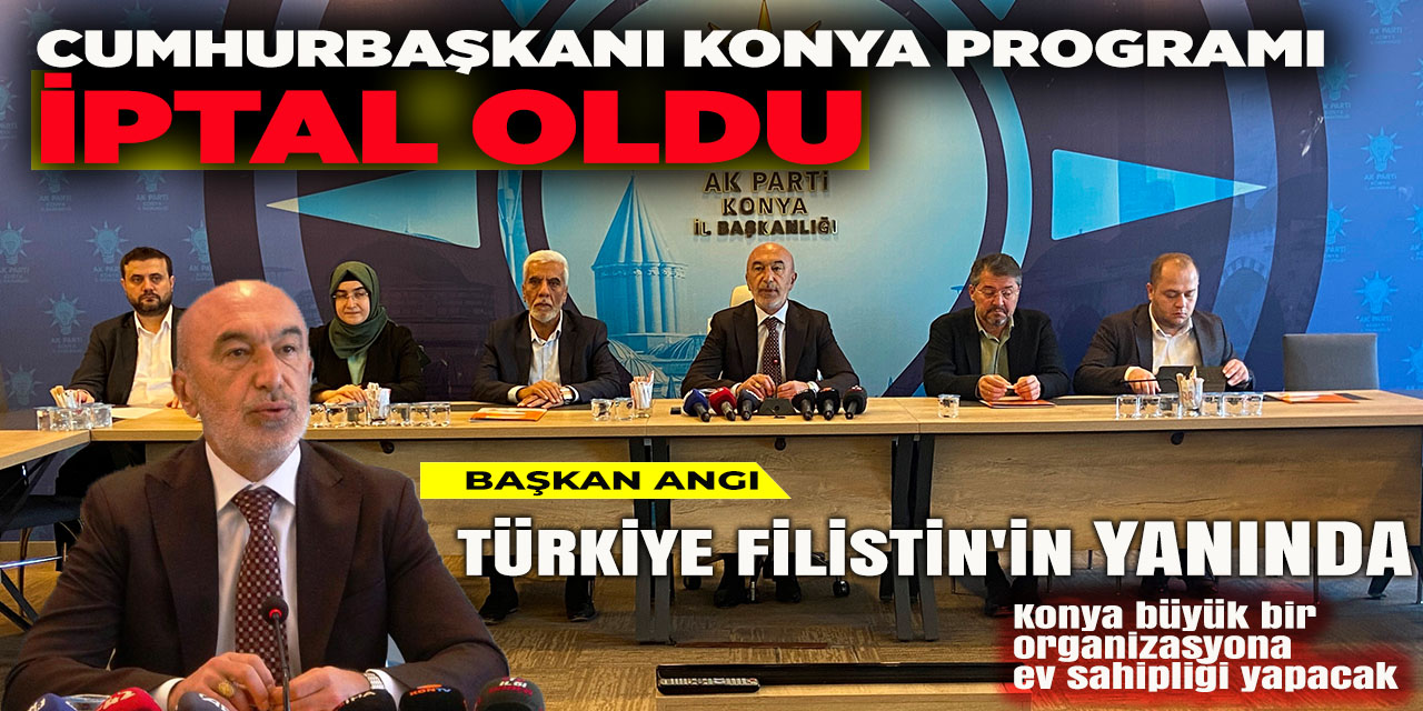 Başkan Angı: "Türkiye Filistin'in yanında"