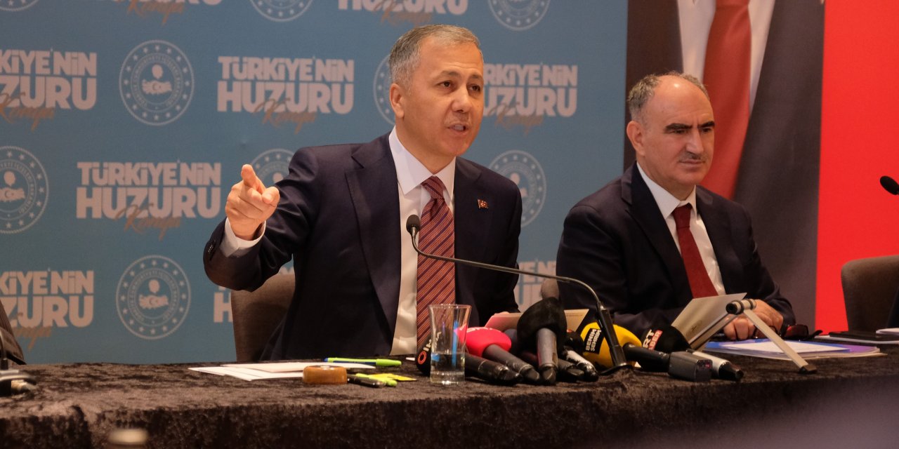 Bakan Yerlikaya: “Bir tane çetenin bile nefes almasını istemiyoruz”