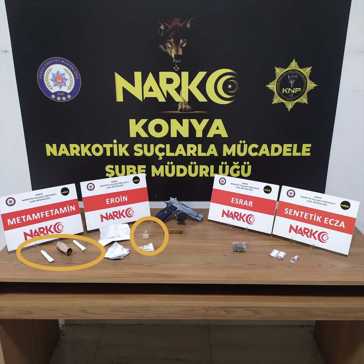 Konya’da Uyuşturucu Operasyonu