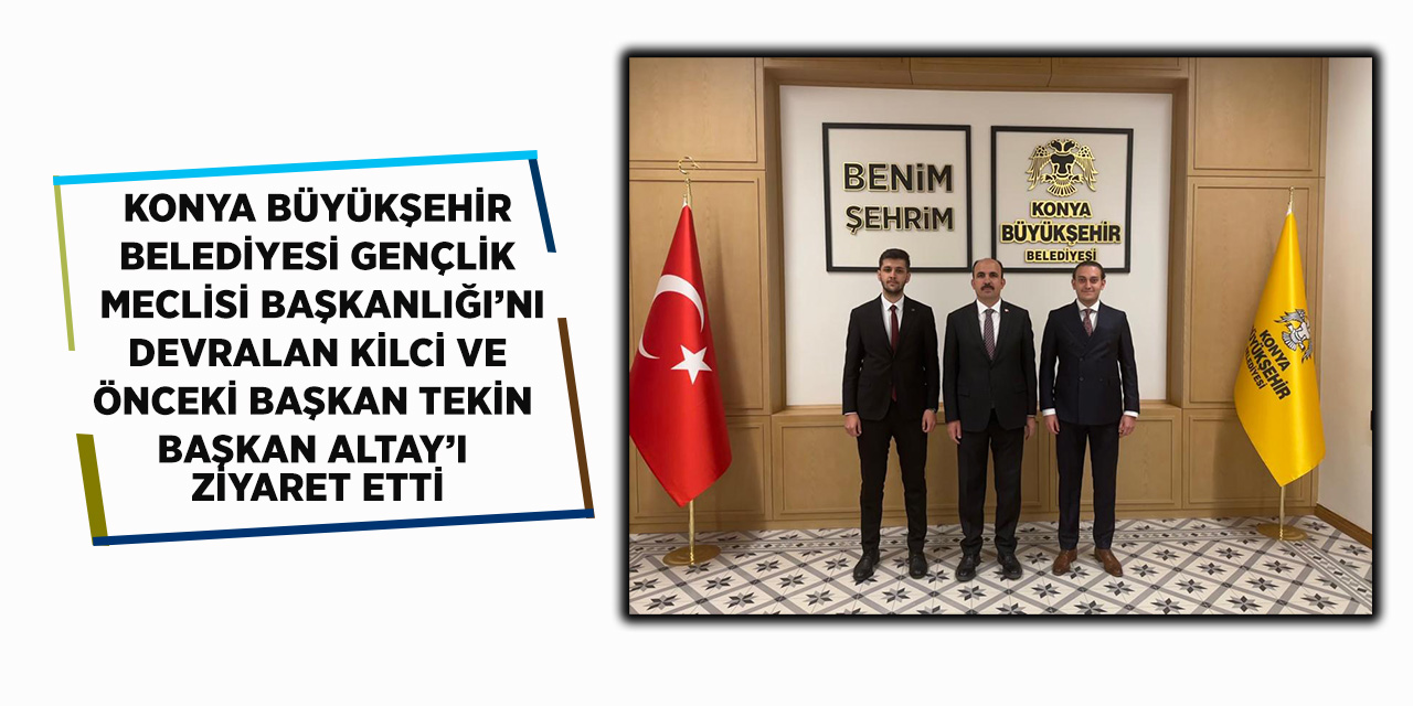 Salim Can Kilci ve Başkan Tekin Başkan Altay'ı Ziyaret Etti