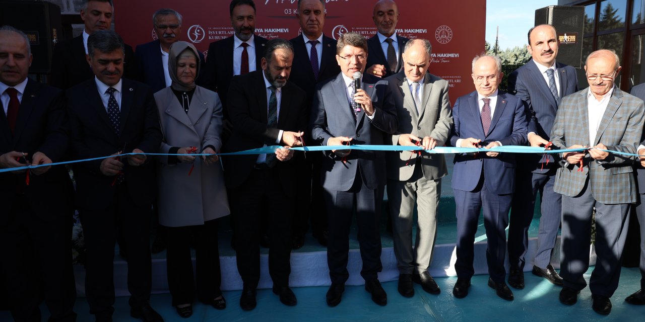 Bakan Tunç Konya'da İş Yurtları Hakimevi Açılışına Katıldı