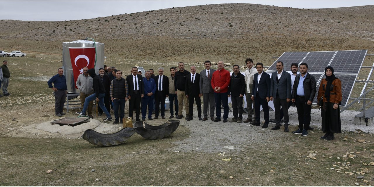 KOP’tan küçükbaş hayvanlar için güneş enerjili suluk projesi
