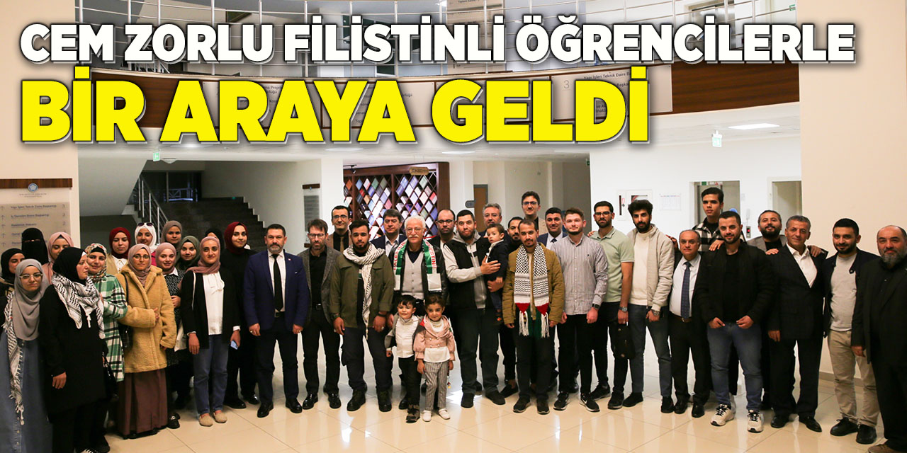 Cem Zorlu Filistinli Öğrencilerle Bir Araya Geldi