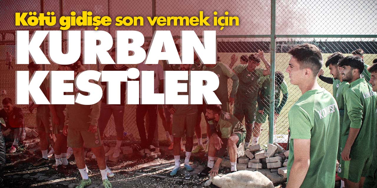 1922 Konyaspor'da kötü gidişata son vermek için kurban kesildi