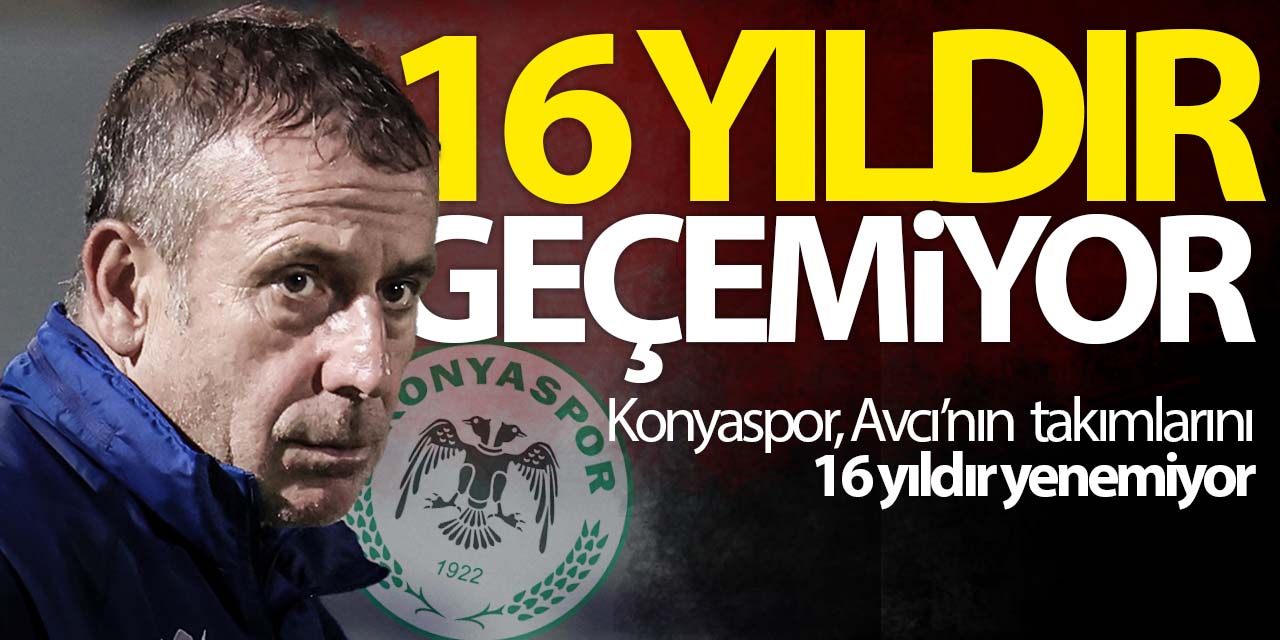 Konyaspor Avcı'nın takımlarını 16 yıldır geçemiyor