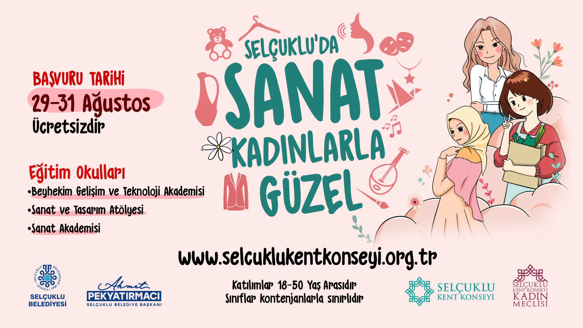 Selçukluda Sanata Kadın Eli Değecek