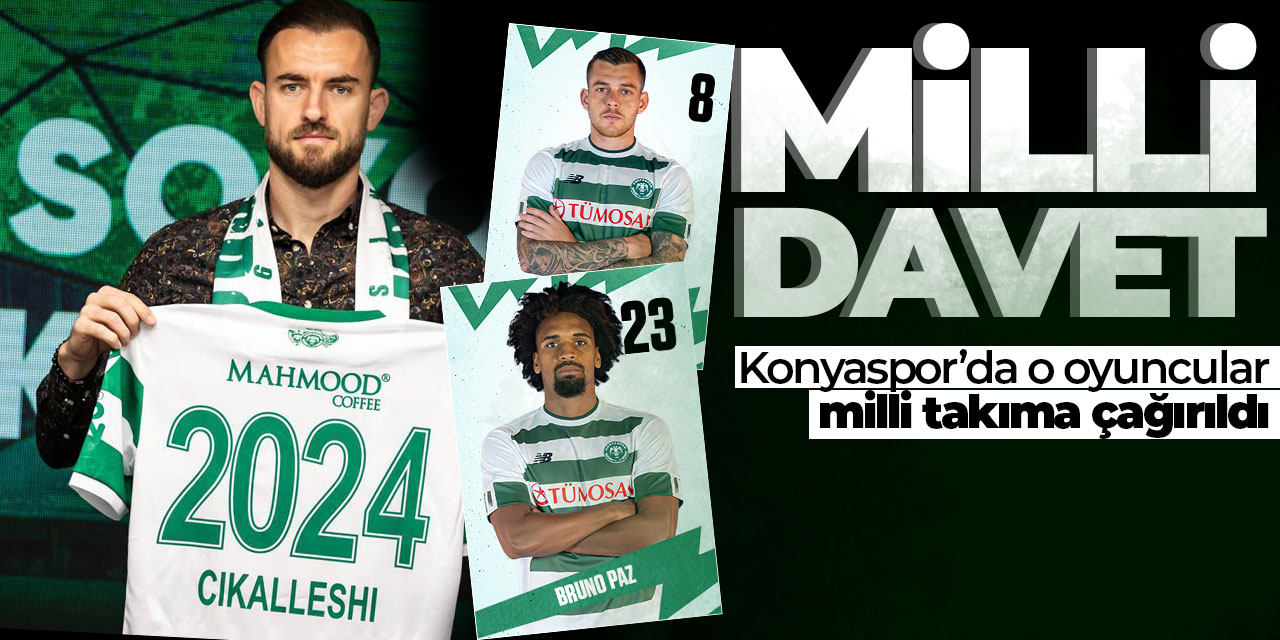 Konyaspor'da o oyunculara milli davet!