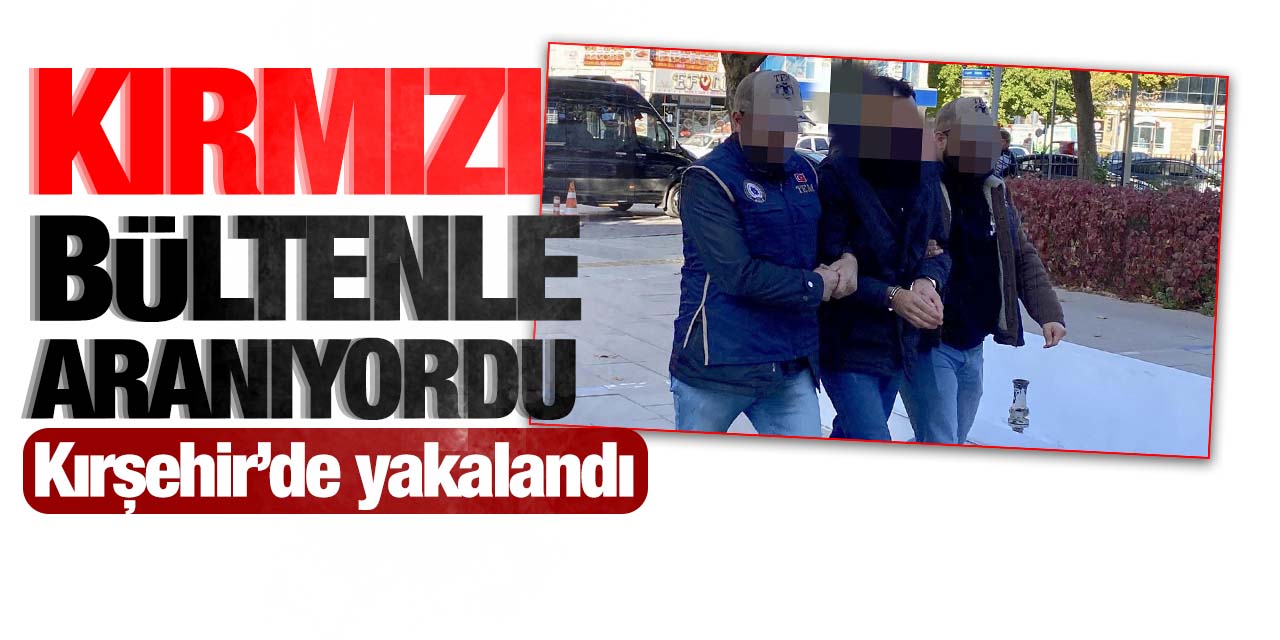 Kırmızı bültenle aranan DEAŞ üyesi Kırşehir'de yakalandı