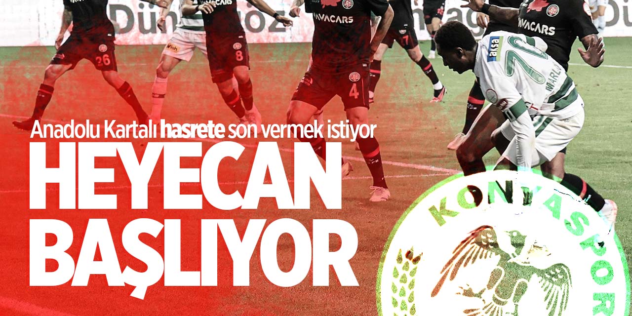 Konyaspor, 13. haftada hasrete son vermek için sahaya çıkacak