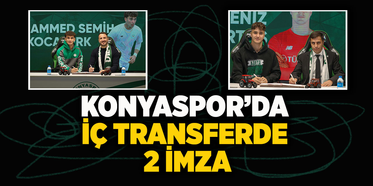Konyaspor’da İç Transferde 2 İmza