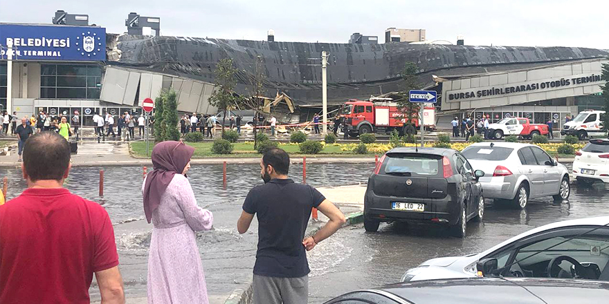 Sağanak nedeniyle su baskınları meydana geldi