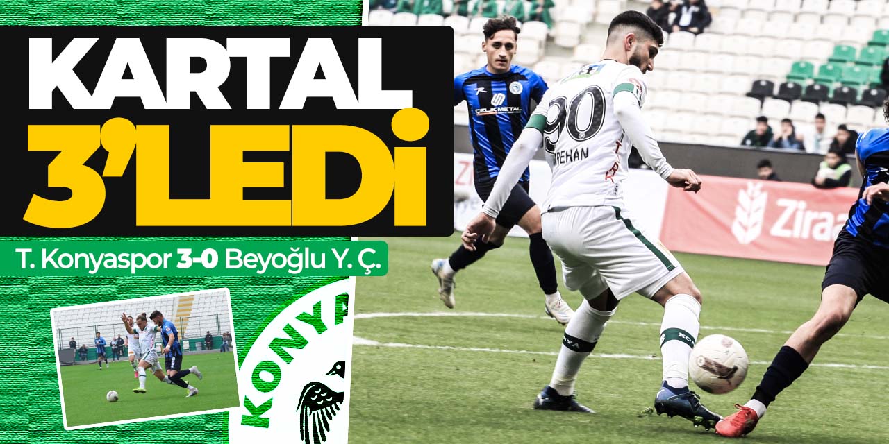Kartal 3'ledi: T. Konyaspor 3-0 Beyoğlu