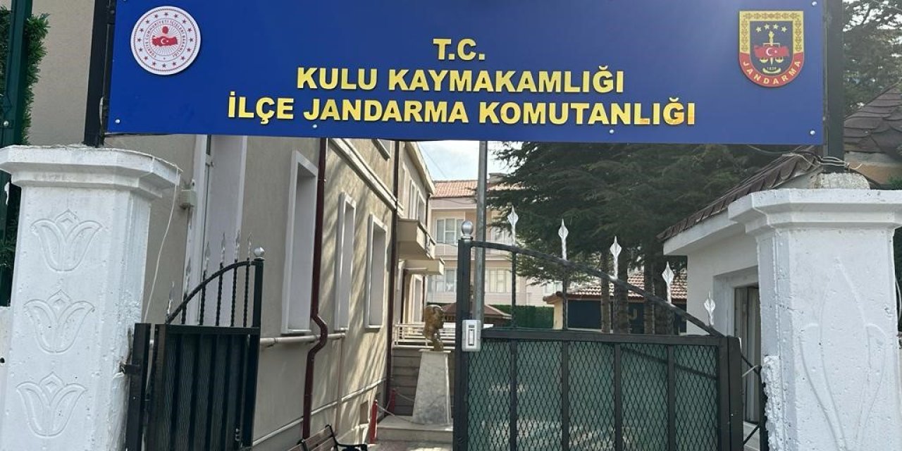Konya'da aranan şahıs jandarmaya yakalandı
