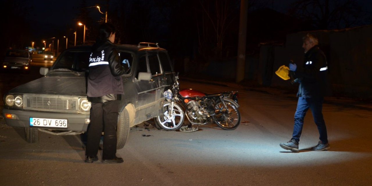 Konya'da otomobille motosiklet çarpıştı: 1 yaralı