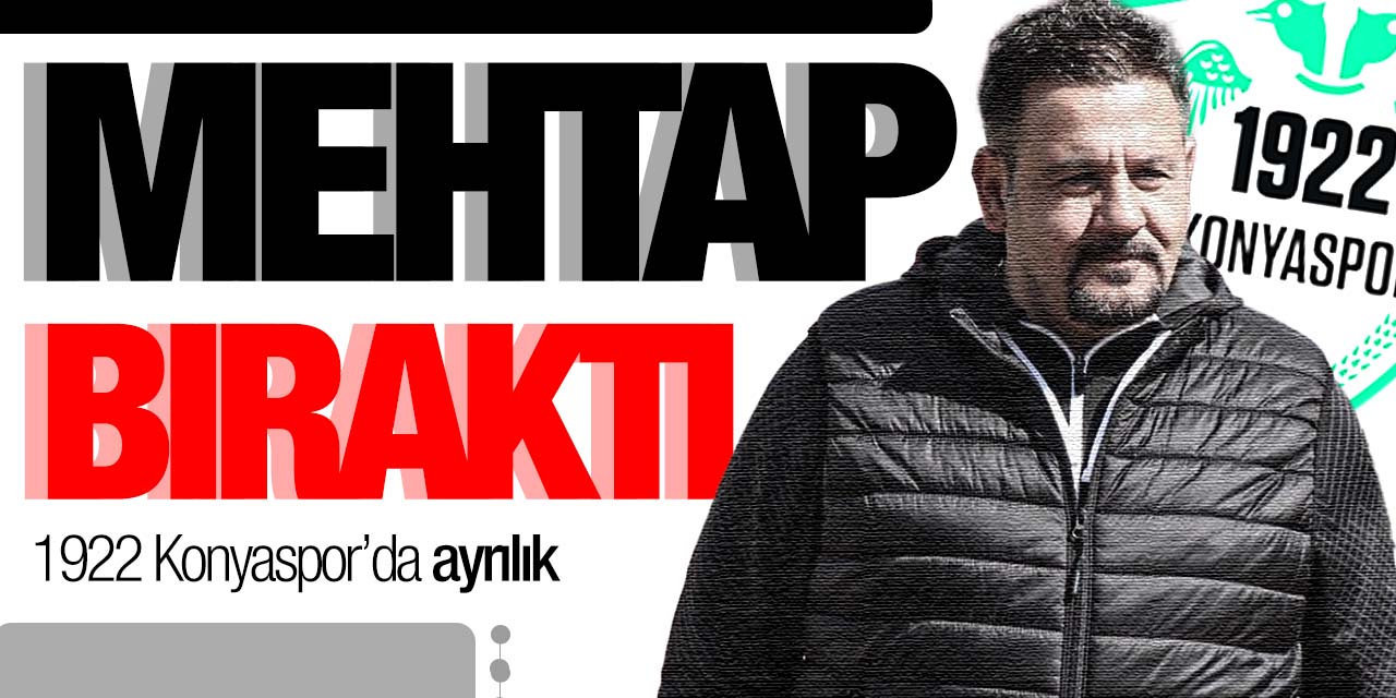 1922 Konyaspor'da Bekir Mehtap'la yollar ayrıldı!