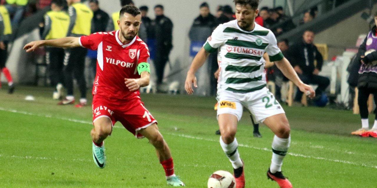 Konyaspor Samsun'dan 1 Puanla Döndü! Samsunspor 1-1 Konyaspor
