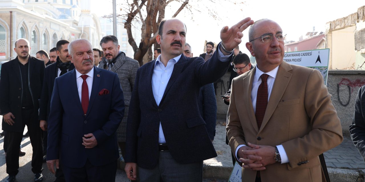 Başkan Altay ve Başkan Kavuş Yerinde İnceledi! Meram yeni bir caddeye daha kavuşuyor