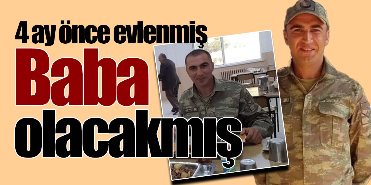 4 ay önce evlenmiş, baba olacakmış!