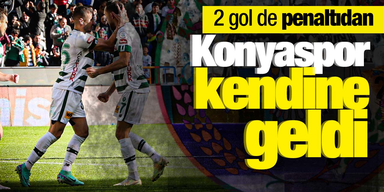 Konyaspor kendine geldi! Konyaspor 2-0 Kayserispor