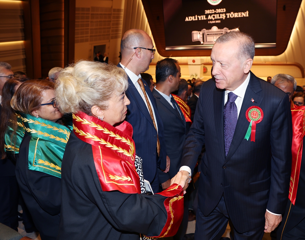 Cumhurbaşkanı Erdoğan, 2022-2023 Adli Yıl Açılış Töreni'nde konuştu: (1)