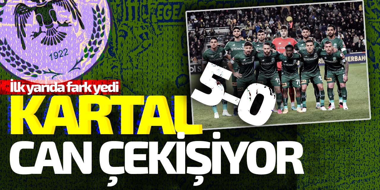 Konyaspor ilk yarıda can çekişiyor! İlk yarı sonucu 5-0