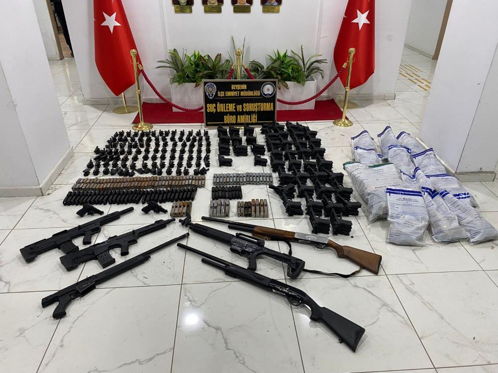 Konya’da silah operasyonu: 4 tutuklama