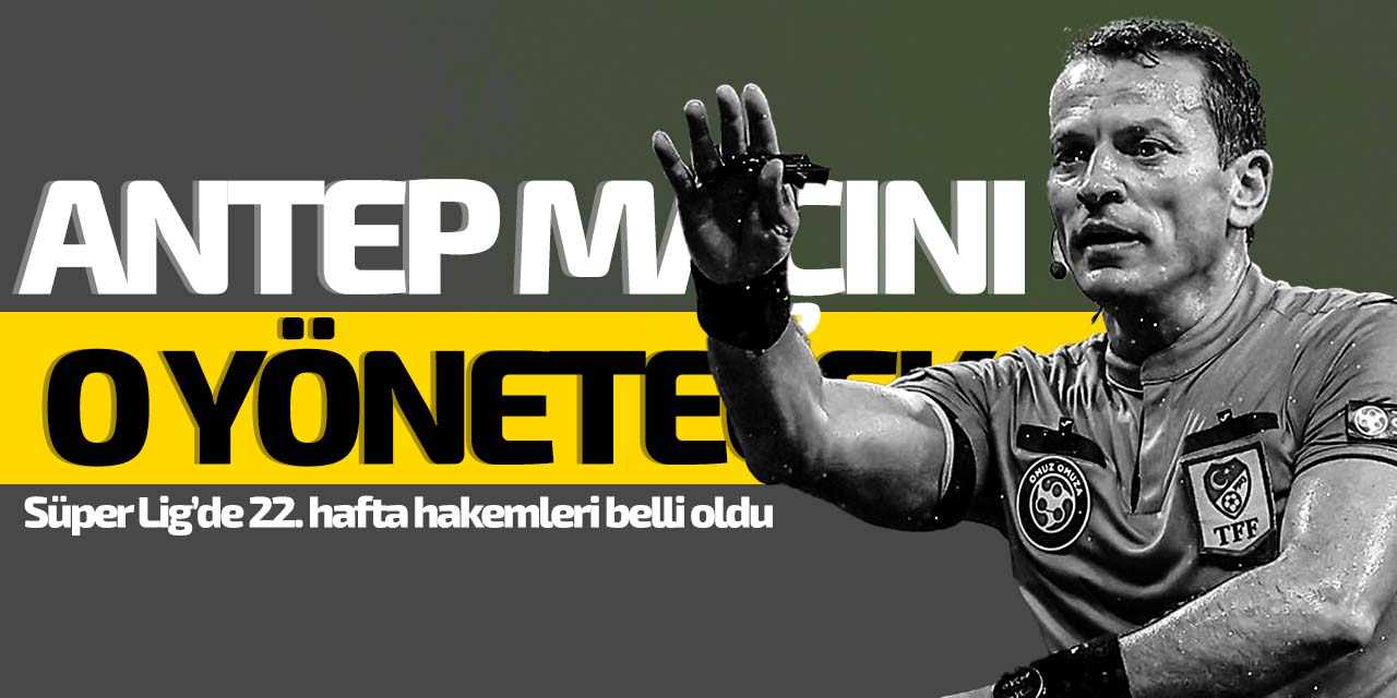 Konyaspor'un Gaziantep FK ile oynayacağı maçı yönetecek hakem belli oldu