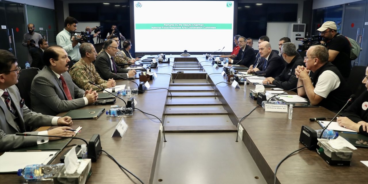Bakanlar Soylu ve Kurum, Pakistan Ulusal Afet Yönetim Ajansı’nı ziyaret etti